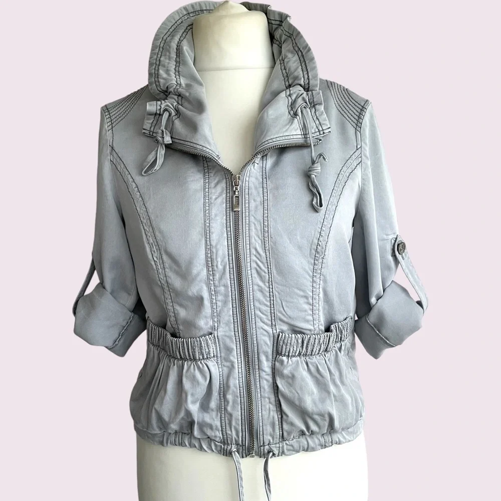 Betty Barclay Elements Summer Y2K Jacket Size 12 - Picture 2 of 9